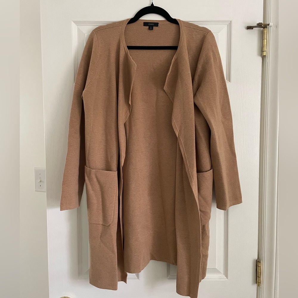 Jcrew Juliette Collarless Sweater/Blazer. Barely Worn!